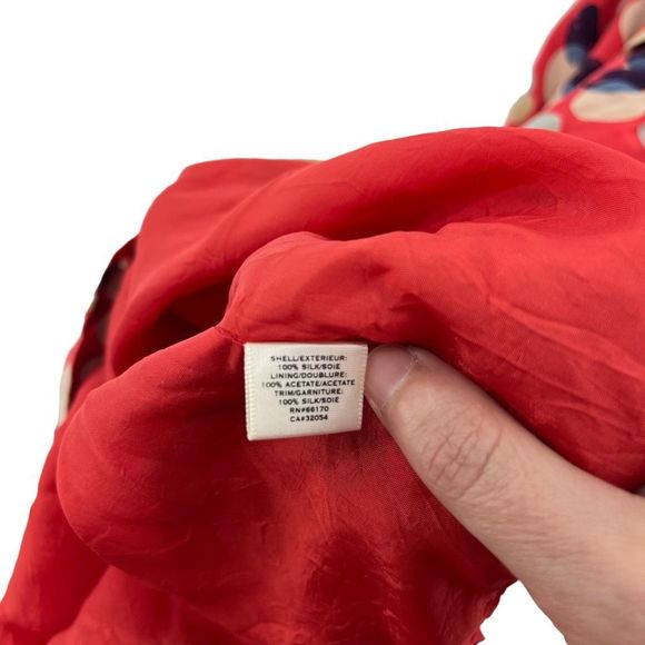 Anthropologie | Red Polka Dot Midi Dress - Picture 4 of 12